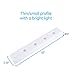 GE LED Under Cabinet Light, 12 Inch, White, Battery Operated, Wireless, 50 Lumens, Tap/Night Light, Ideal for Under Cabinet, Closet, Pantry, Garage, Bookcases and More, 38557, 1-Pack