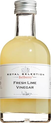 Vinagre De Lima | Belberry - Fresh Lime Vinegar, 200 Ml Botella De Cristal, Producto Belga