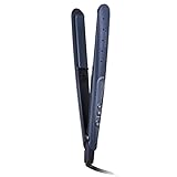 テスコム ヘアアイロン マイナスイオン 26mm 海外対応 温度調整/ロック/メモリー 自動OFF 開閉ロック ラク抜きプラグ セサミブラック TS550A-K