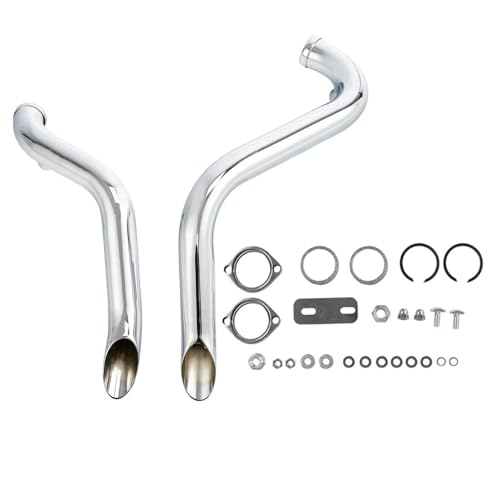 Parte di scarico Per Harley T7, Per Softail, Per Bobber, Per Custom Sportster XL883 X48 X72, Per Fat Boy Street, Terminali Di Scarico Per Moto, Marmitte Complete(Chrome)