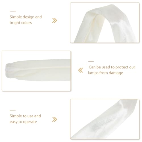 Image of OSALADI Detachable Hanging Light Chain Cloth Lamp Chain Sleeve Ceiling Light Fixtures Cord Wire Concealer Easy Install Feet