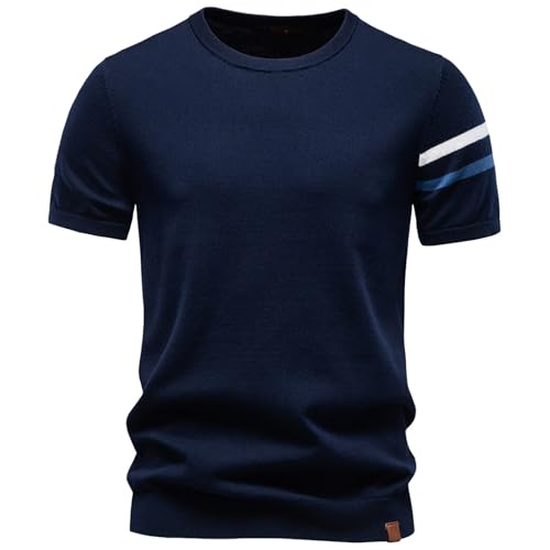 T-shirt en tricot décontracté chic pour les terrasses d'été