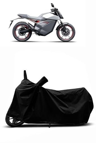 Image of Heavy Duty Waterproof Scooty & Bike Cover for Ola Roadster - UV Resistant, Dustproof & Rain Protection, All-Weather Outdoor Cover for Bikes & Scooty with Buckle Straps