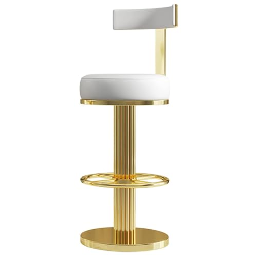 Tabouret de bar avec dossier ergonomique pour éviter le mal de dos autour de l'îlot