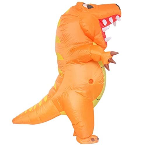 Inflatable Dinosaur Costume Adult, Inflatable Halloween Costume For Men Or Women, Dinosaur Inflatable Costume For Adult, Blow Up Dinosaur Costume For Halloween Cosplay Party Christmas #TOP3