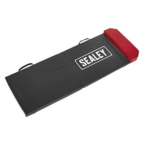 Tapis pliant Sealey VS860 avec appuie-tête intégré fini le sol froid