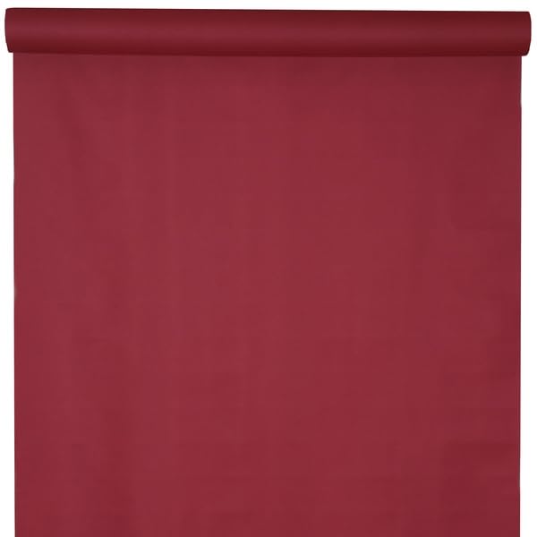 Santex mariage Nappe Rouleau Harmony intissé Opaque 10m, Bordeaux