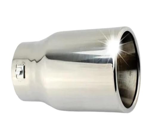 Silenciador de escape de acero inoxidable con acabado pulido para Wrangler JL