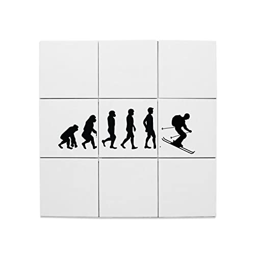 Carreaux céramique évolution ski pour l'ambiance authentique d'un chalet de montagne