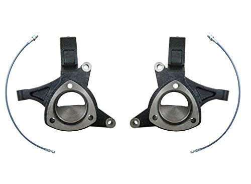 QSA 5" Lift Spindles. Compatible with: 2015-2018 Chevrolet Tahoe, Suburban, Avalanche - 2WD ONLY - (Aluminum or Stamped Steel Control Arms ONLY - Does