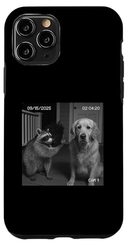 Funny Raccoon Flipping Off Middle Finger On Security Camera X}zP[X iPhone 11 Pro p