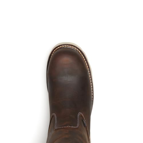 Image of Thorogood American Heritage 11 inch Steel Toe Wellington Boots for Men - Premium Full-Grain Leather, Slip-Resistant Heel Outsole and Comfort Insole