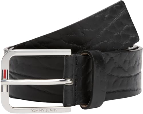 Tommy Jeans Fester Gürtel, Unisex, für Erwachsene, Black (Black), 115 cm – Ansicht 1