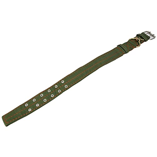 Schafhalsband, Hundehalsband, verstellbare Länge, Segeltuch, Umhängeband, Tierärztliche Ausrüstung, L 4,8 x 73 cm, für 15-85 kg Schafhunde