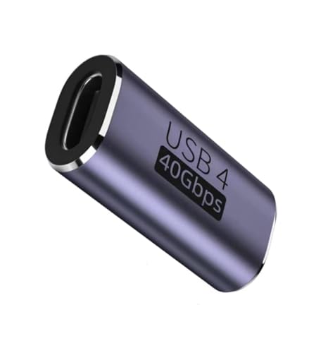 Image of MICROWARE USB C Coupler, USB Type C Female to Female Adapter Extender Compatible with Thunderbolt 4 /3 Support up to 40Gbps Data Transfer, 100W Power Delivery and 8K@60Hz Video Pass Through