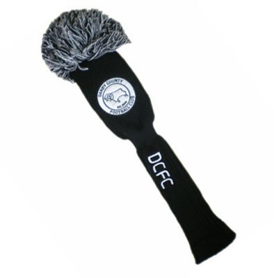DERBY COUNTY FC POMPOM FAIRWAY WOOD HEADCOVER.