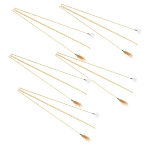 Didiseaon Bamboo Ear Spoon Set 5 Sets Ear Wax Cleaning Tools Safe and Comfortable for Daily Use