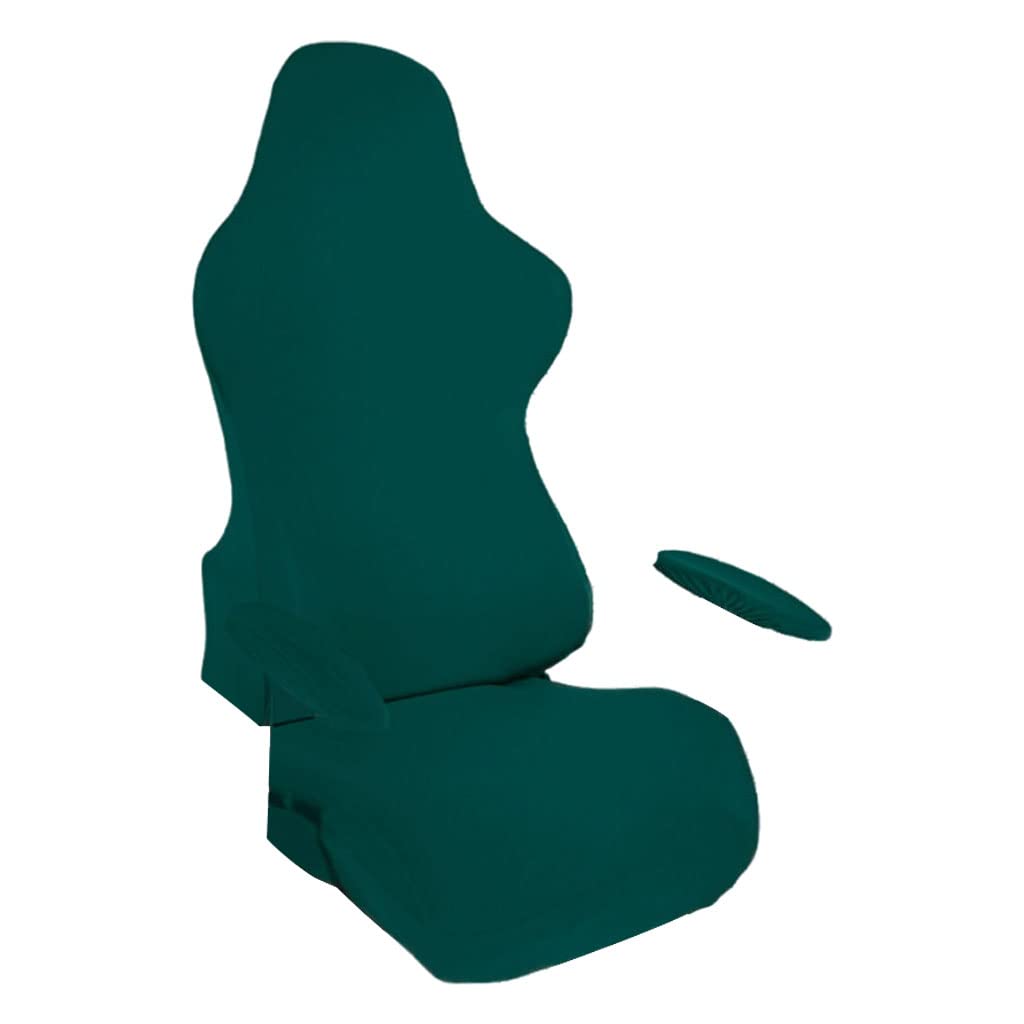 Housse fauteuil ordinateur extensible KESOTO | Lot de 4 pièces pour bureau
