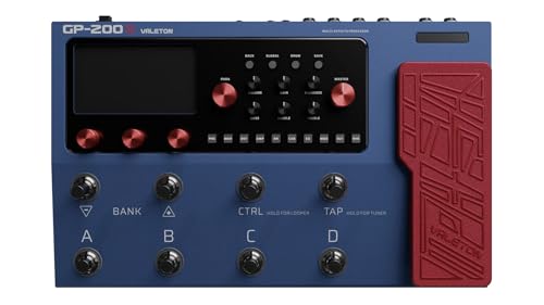 Image of VALETON GP-200X Multi-Effects Processor Pedal Expression, FX Loop, MIDI, Electric, Bass, Accoustic Guitar Amp Modeling, IR Cab Simulation, Stereo, USB Interface with Tonebird Bag, Cable, Picks Bundle