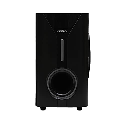 Image of FRONTECH Mark Multimedia Bluetooth Soundbar Speaker with Subwoofer | 4x20W Drives (5 cm) & 40W Subwoofer (13.3 cm) | USB & TF Compatible | HDMI & AUX Input | Wall Mounting | 1 Year Warranty (Black)