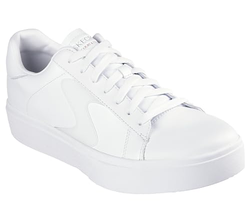 Skechers Eden LX Remembrance- Tenis para Hombre, Duraleather Blanco, 43 EU