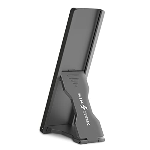 PureGear KikStik Ultra Universal Phone Kickstand & Grip, Ultra-Thin, Low Profile, Aluminum Cell Phone Stand, Fits Most Phones including iPhone 14/13/12 Pro Max, S23/S22/S21, Pocket Friendly (Graphite)