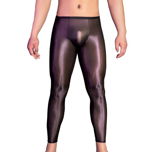 Leggings transparentes largos para hombre elásticos contra el sudor