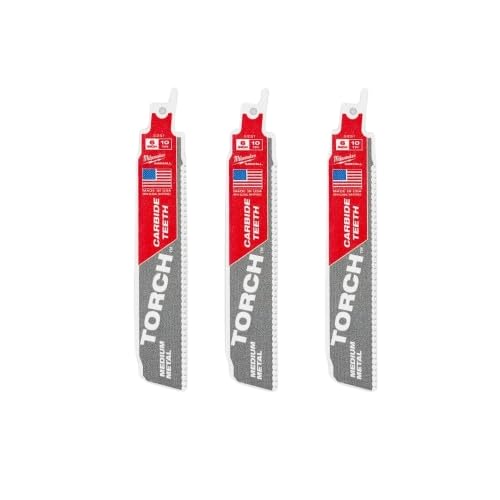 Milwaukee Electric - 6IN 10TPI Torch Blade 5PK