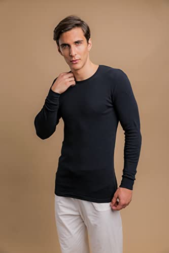 Cottonique-Mens-Hypoallergenic-Longsleeve-T-Shirt-Made-from-100-Organic-Cotton-Black
