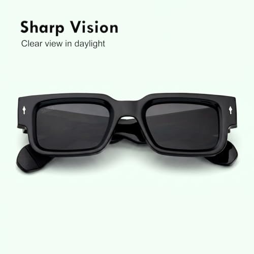 Image of Stood Bold Sunglasses |Chunky Square | Full Rim | UV Protected | Shiny | Medium | Men & Women | SG-STD0014