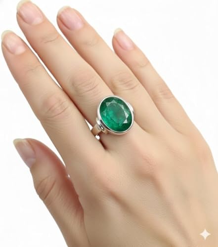 Image of 55Carat Choose Your Color Natural Gemstone Sterling Silver Statement Rings Oval Shape Handmade Sizes 5-12
