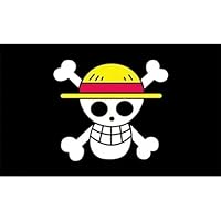 One Piece For Halloween Decoration Luffy's Straw Pirate Flag
