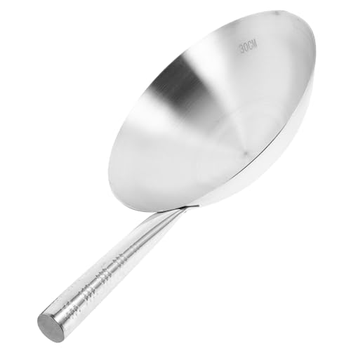 Wok de acero inoxidable MAGICLULU con mango resistente al calor miniatura 1