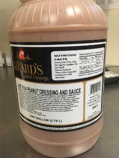Hot Thai Peanut Dressing and Sauce, 1 Gallon -- 2 per case.