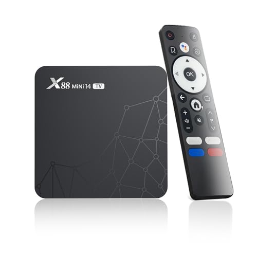 Android 14 TV Box, Android TV Box with 2GB 16GB RK3518 Quad-Core 64bit Cortex-A53 Chipset, Android Box 2025...