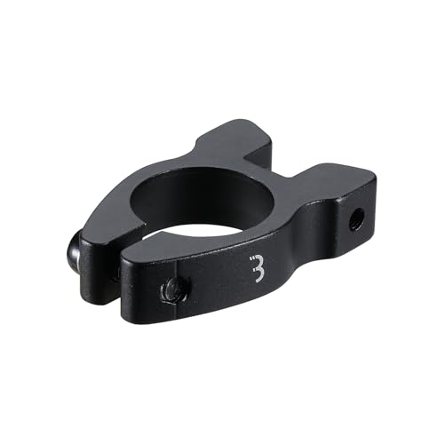 BBB Cycling Tige de Selle en Aluminium pour vélo de Route, VTT et vélo électrique Noir - BSP-99 - CarrierClamp - Diamètre: 28,6 mm