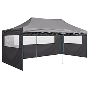 Susany Inklapbare professionele partytent, tuinpaviljoen, 3 x 6 x 3,15 m (l x b x h) met 4 zijwanden, tuintent, pop-up partytent, vouwpaviljoen, UV- en waterbestendig, gepoedercoat staal
