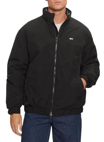 Tommy Jeans Uomo Giacca Essential Padded Jacket con Zip, Nero...