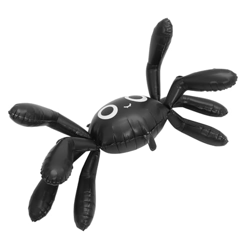 AUTSUPPL Reusable Large Spider Foil Balloon for Halloween Party Decorations Easy to Inflate Inflatable Blow Up Spider Stable Aluminum Material for Indoor Outdoor Birthday Shower Celebration