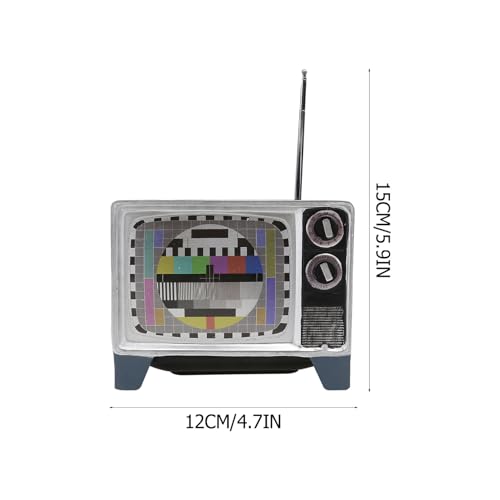 Pot de fleurs original forme télévision rétro pour décoration unique