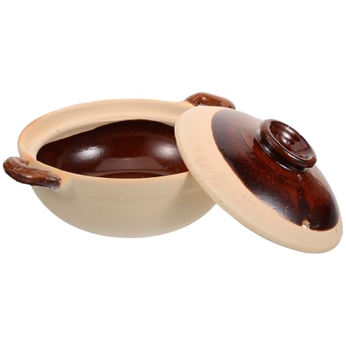 Pentola da stufato da cucina: la pentola in terracotta è ampiamente utilizzata in casa, nei negozi di alimentari, nei ristoranti e in altri luoghi in cui è necessaria, casseruola domestica