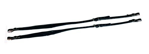 Juego bandoleras para acordeón. Color: negro. Acolchadas. Material: cuero. Correa larga regulable.