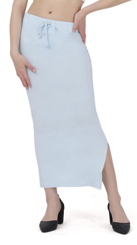 Image of Lycra Blend Cotton Saree Shapewear Petticoat for Women and Girls, Skirts Shapewear Dress for Saree