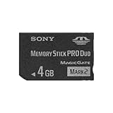 Sony Memory Stick PRO Duo (Mark 2) Memory Card 4 GB 4GB 4 Gig for Digital Camera Sony Cybershot Cyber-Shot/Alpha Series