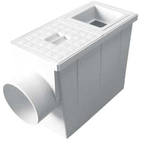 Pozzetto Pluviale R. Quadro Mm 80X80/100X100 - Scarico Ø Mm 100