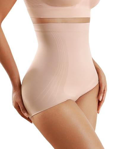 Momcozy Tummy Control Shapewear Panties, High-Waist Body Shaper, Seamless Shaping Underwear for Postpartum & Daily Dress