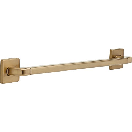 Delta Faucet 41924-CZ Angular Modern 24-Inch Grab Bar with Concealed Mounting, Champagne Bronze by DELTA - Used condition - US$60.48