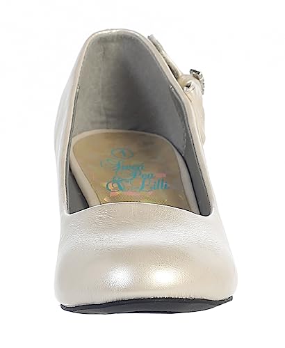 Pink Princess Dress Shoes for Girls - Flower Girl Shoes for Wedding - Toddler Dressy Kids Heels for Easter3