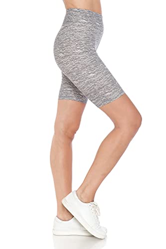 Leggings Depot Women's 10"/ 8"/ 5"/ 2" High Waist Active Running Shorts, Womens Biker Shorts - Image 3