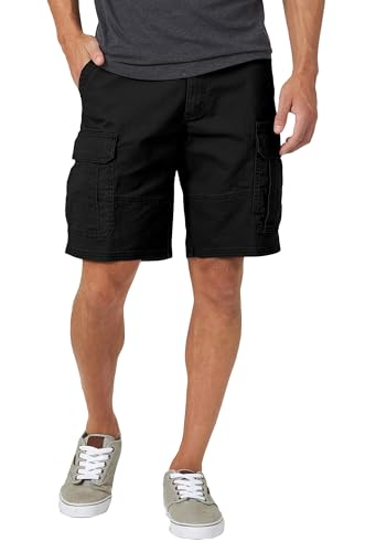 Image of AVANOVA Men's Cargo Shorts with Elastic Waist - Lightweight Cotton Casual Summer Shorts for Gym, Travel & Outdoor Wear | Multi-Pocket Comfy Fit Dailywear Bottoms ((Shorts 264)